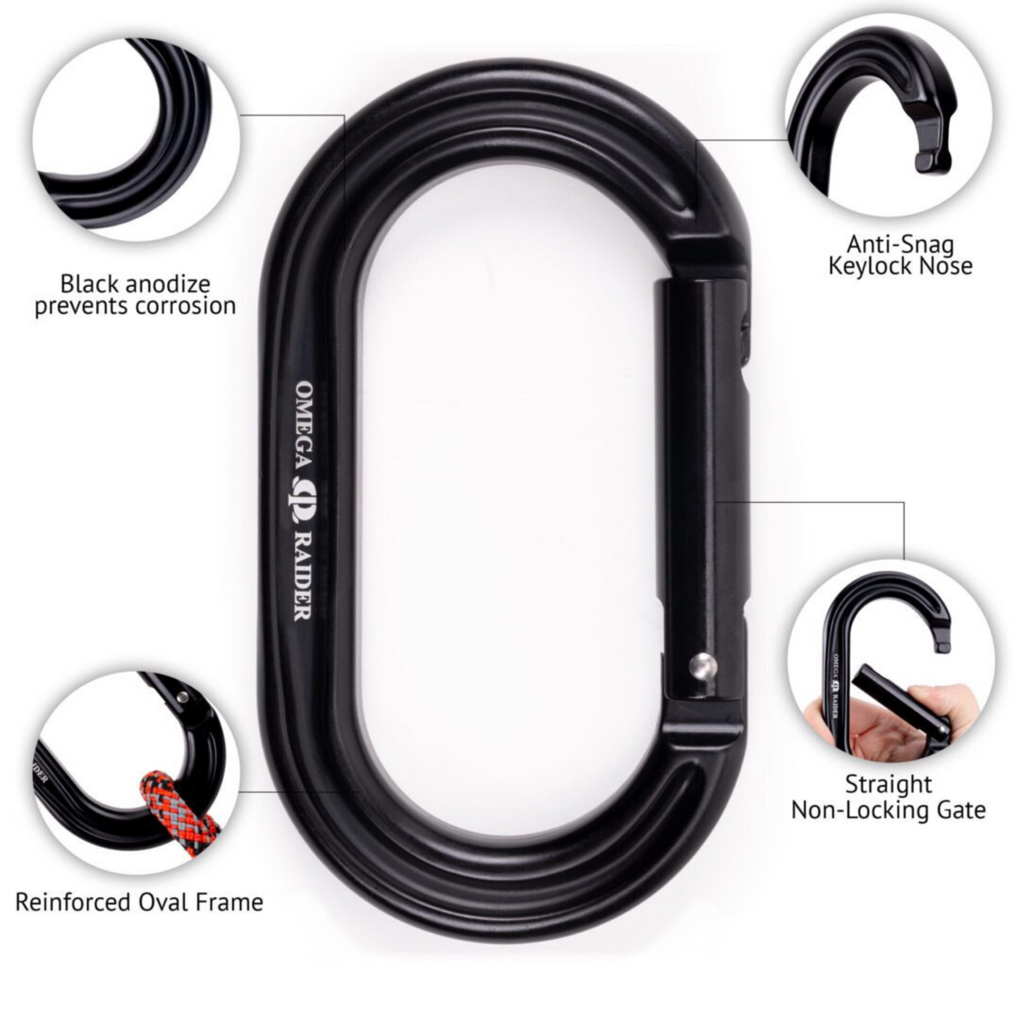 RNR Omega Pacific Raider Aluminum Keylock Straight Gate