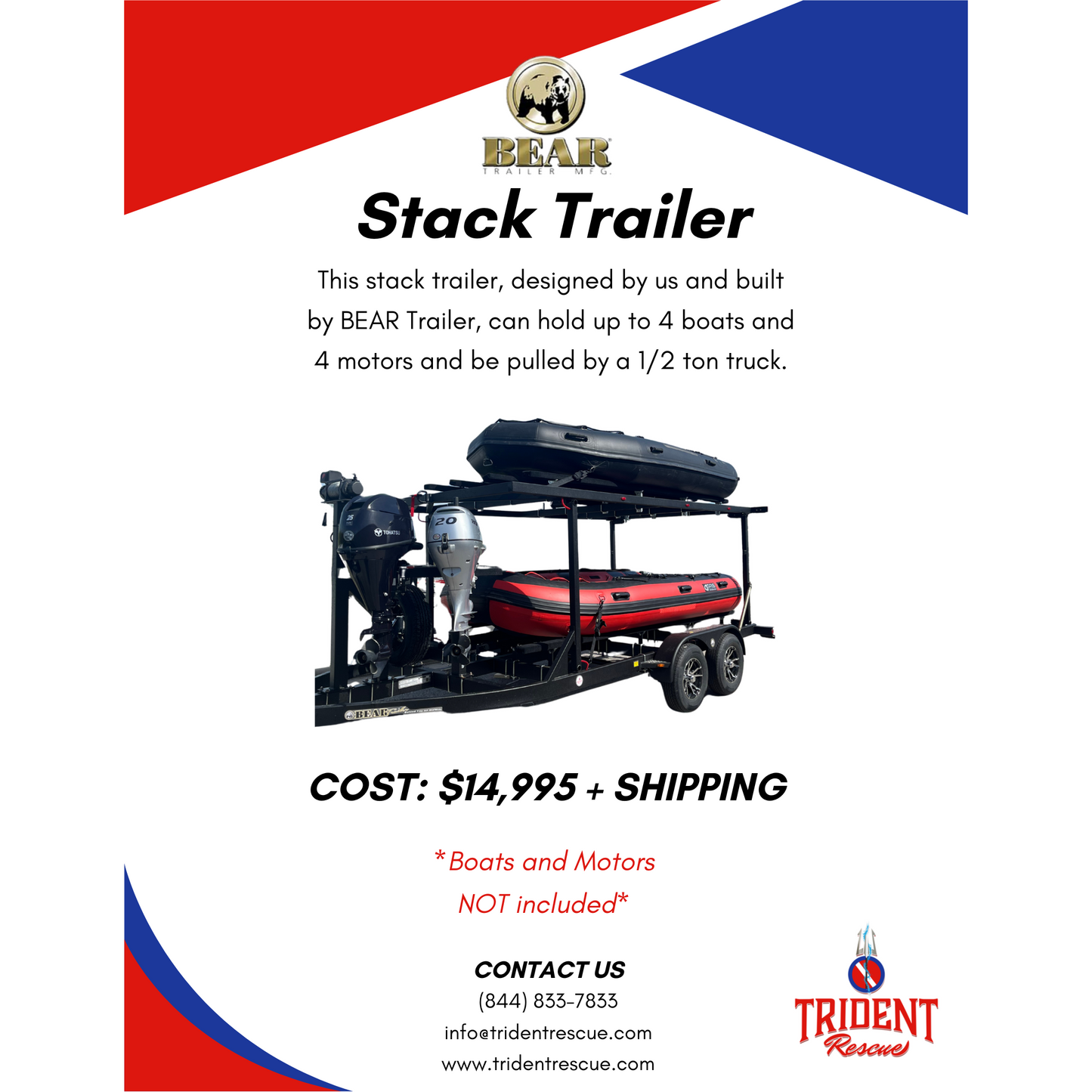 Trident Rescue Stack Trailer