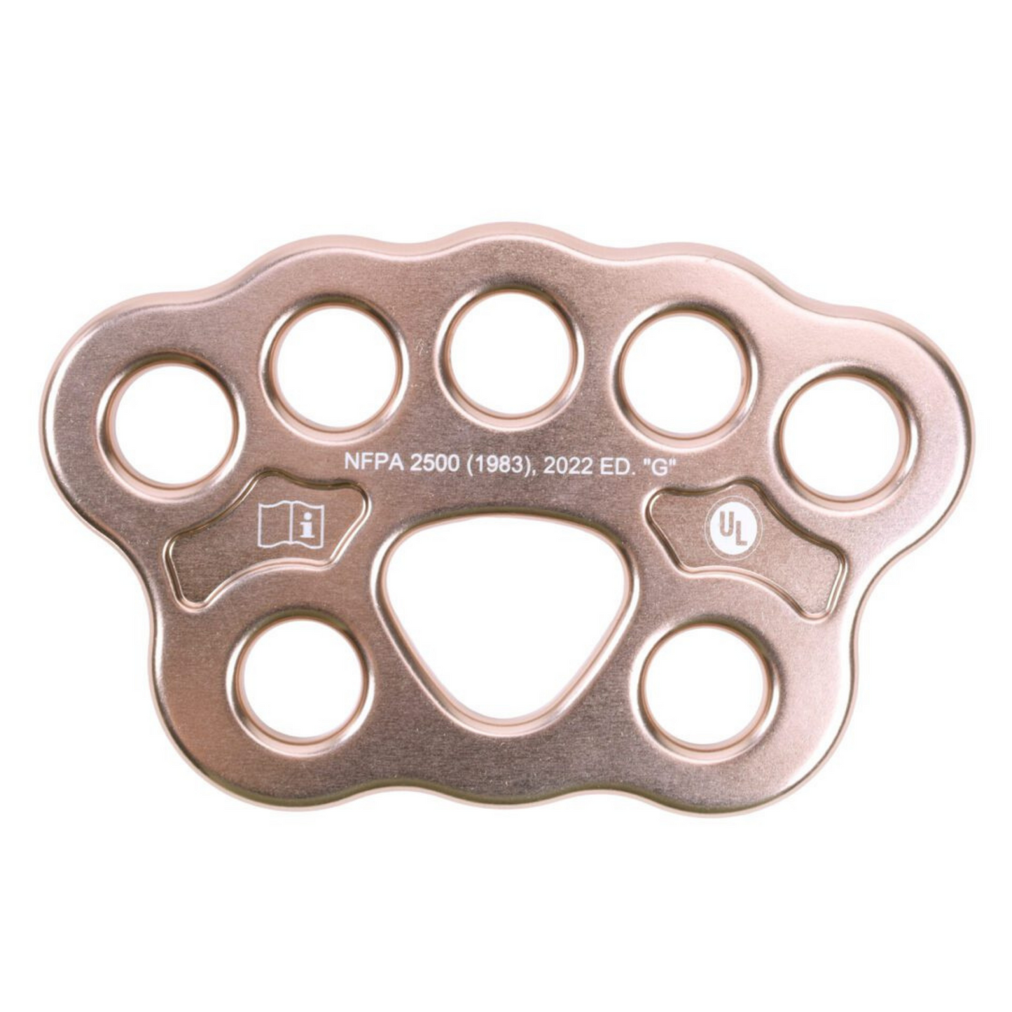 RNR Omega Pacific Medium Aluminum Rigging Plate NFPA