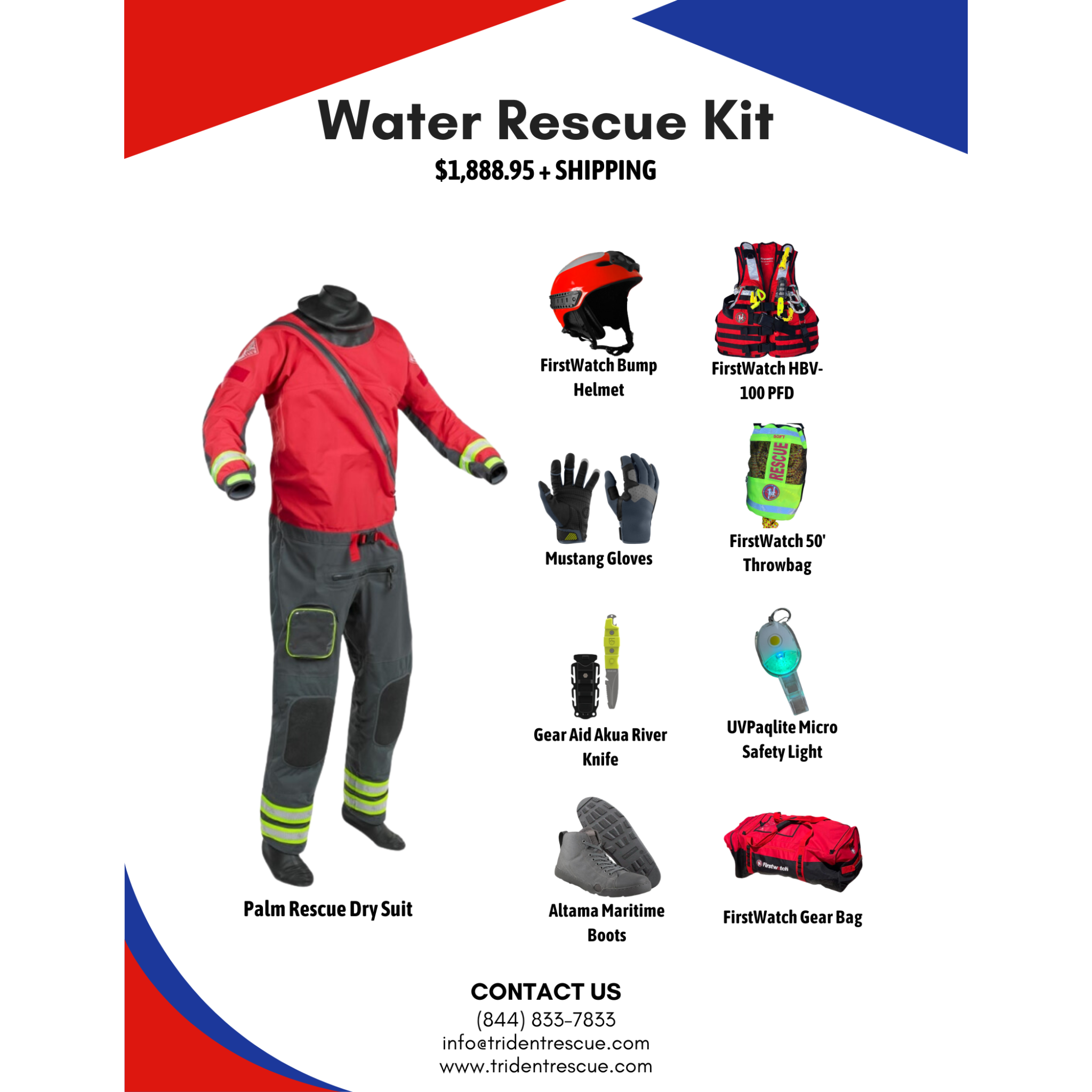 Trident Rescue Water Rescue Kit – TRIDENT RESCUE